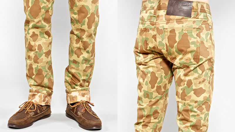 Illustration for article titled The Craziest Jeans Company Is Making Camo Denim, Bumpy Denim, Jeans that Marbleize and More